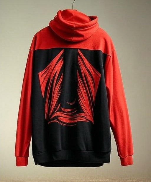 Enigmatic Eye Black & Red Hoodie